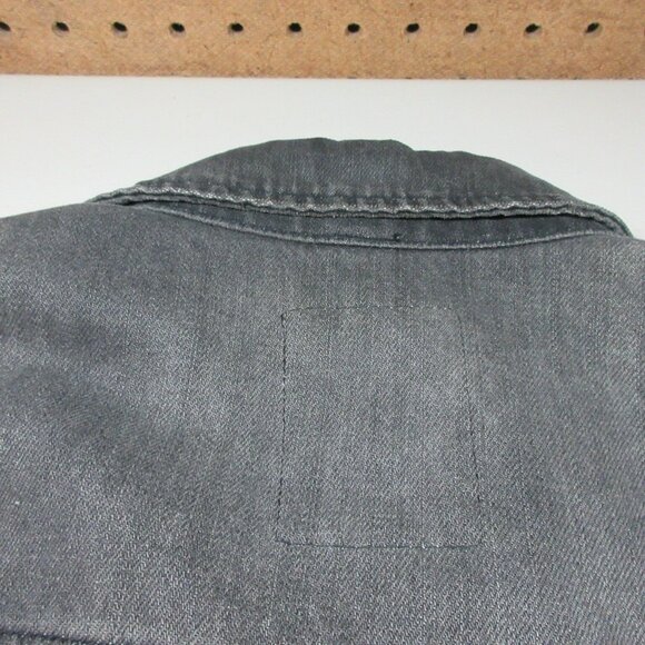 JCREW womens gray distressed crop denim jacket S 28638 - Picture 8 of 8